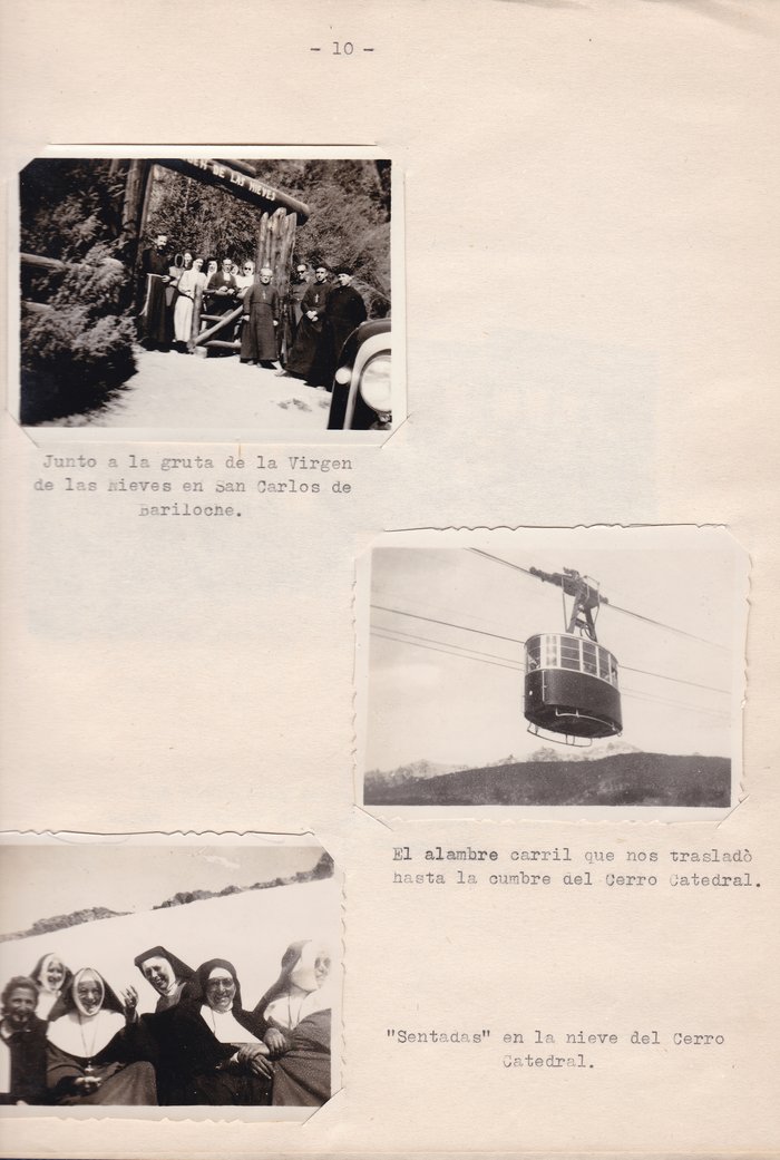 Misiones Rurales argentinas 1954-1955. Grupo integrado por el Rdo. Padre Urbano