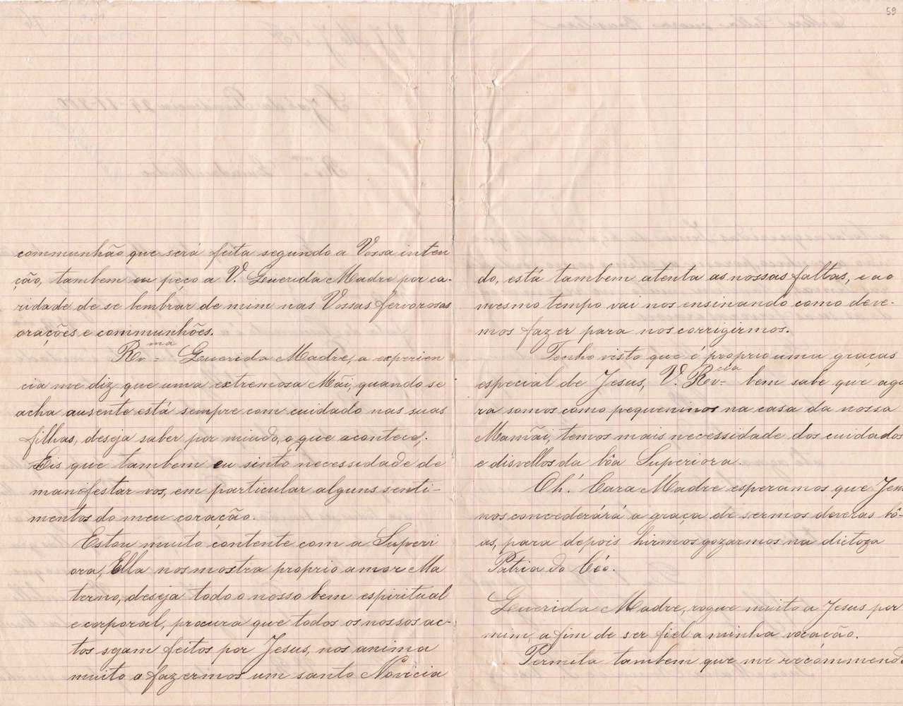 Lettera del 24 novembre 1900 verso