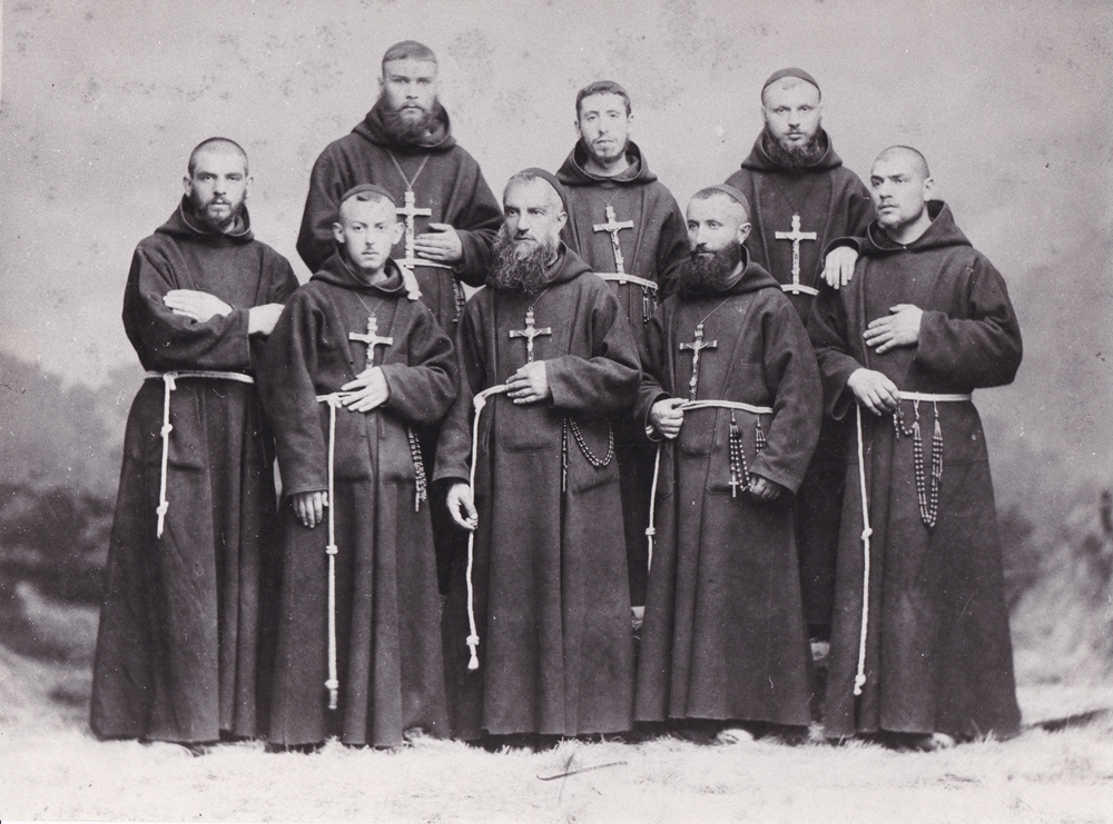 Gruppo dei Cappuccini liguri missionari partiti per l'Uruguay il 31 maggio 1891